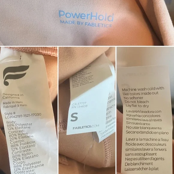 Fabletics Leggings Mia High Waisted Capri Legging With Pocket Size Small NWT - Picture 11 of 11